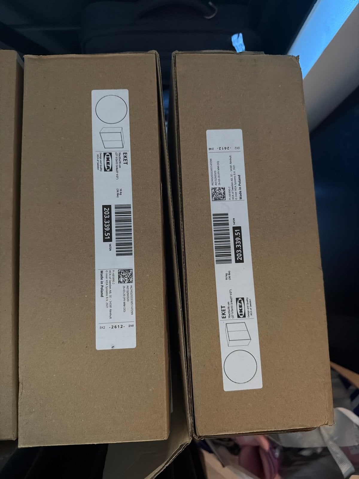 IKEA EKET Kast Wit - Nieuw in doos, Ophalen, Nieuw