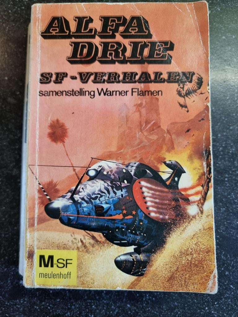 Alfa Drie SF-Verhalen - Meulenhoff SF, Ophalen of Verzenden, Gelezen, Warner Flamen (samenstelling), diverse auteurs