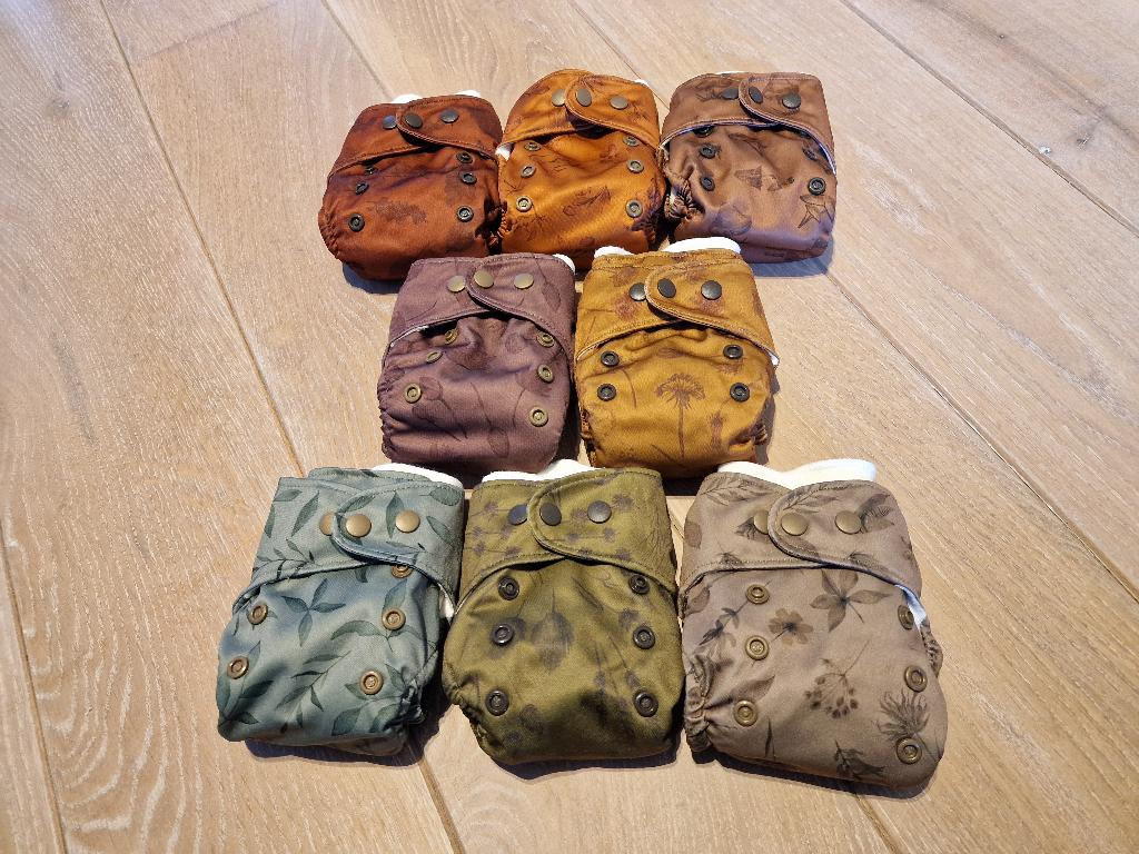 Set Elksbar newborn wasbare luiers AIO, Kinderen en Baby's, Badjes en Verzorging, Ophalen of Verzenden, Gebruikt, Overige typen