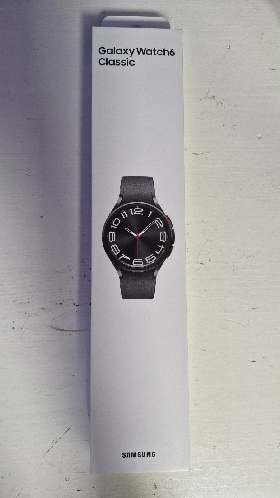 Samsung Galaxy Watch6 Classic 43mm Zwart Belsimpel Garantie, Sieraden, Tassen en Uiterlijk, Smartwatches, Zwart, Ophalen of Verzenden