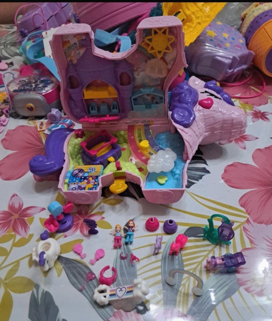 Polly Pocket Eenhoornfeestje Piñata Speelset, Ophalen, Zo goed als nieuw