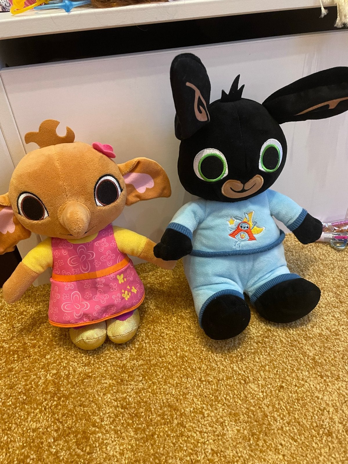 Bing en Sula knuffels, Overige merken, Overige typen, Zo goed als nieuw, Middelgroot (20 tot 80 cm)
