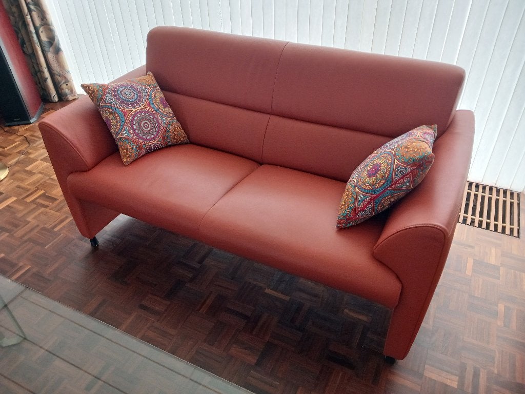 leren bank, Huis en Inrichting, Ophalen, Klassiek, 150 tot 200 cm, Tweepersoons