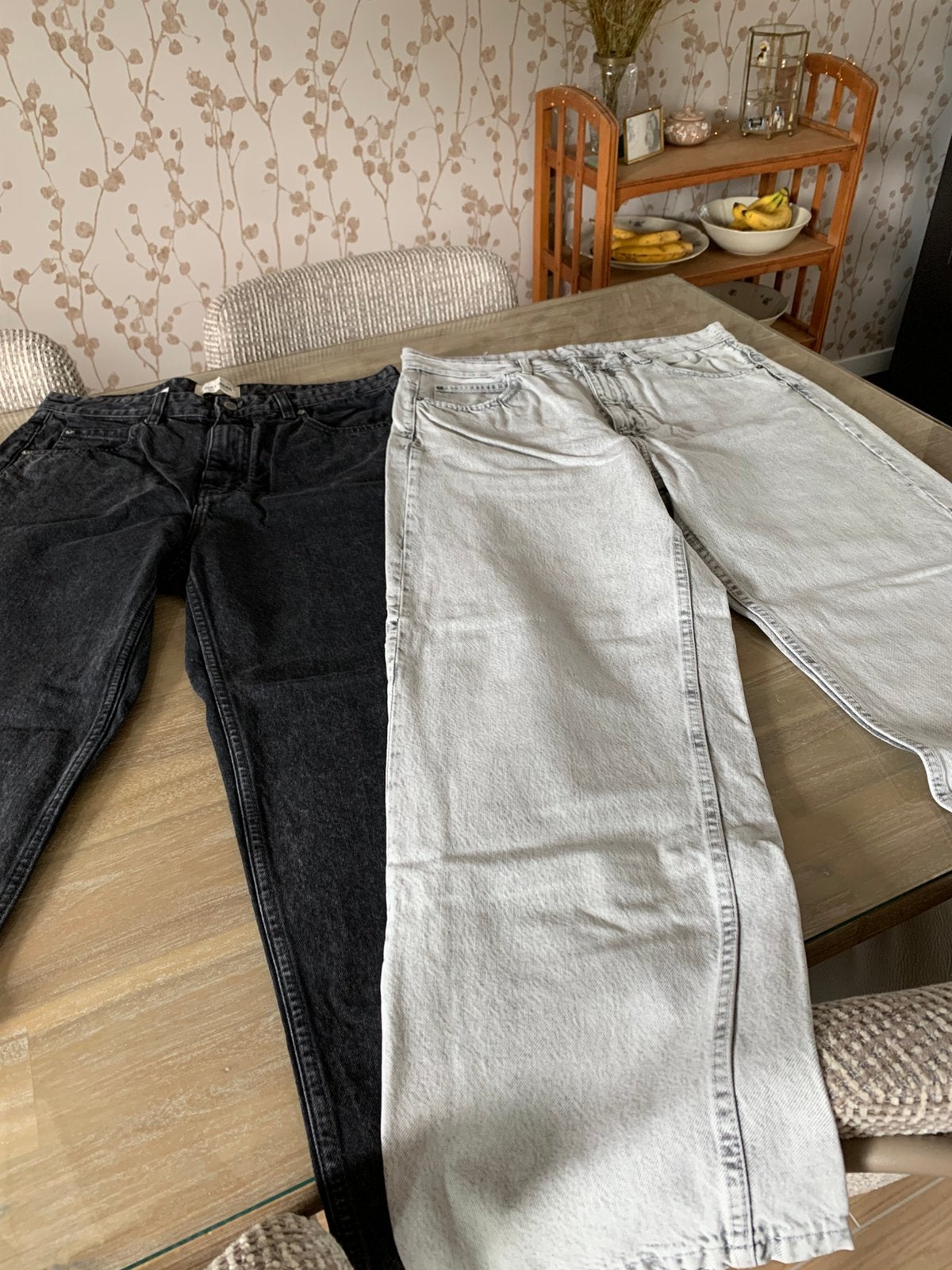 Twee Gloednieuwe Baggy Jongens Jeans Pull&Bear, Ophalen, Nieuw, Blauw, W32 (confectie 46) of kleiner
