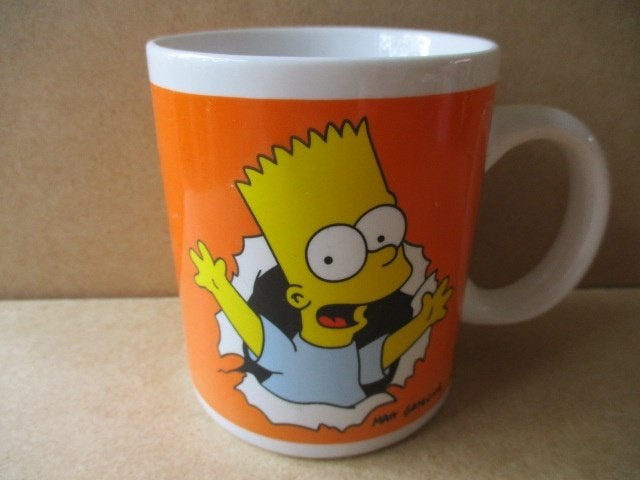 adv11210 simpsons beker 2, Ophalen, Overige figuren, Gebruikt, Overige typen