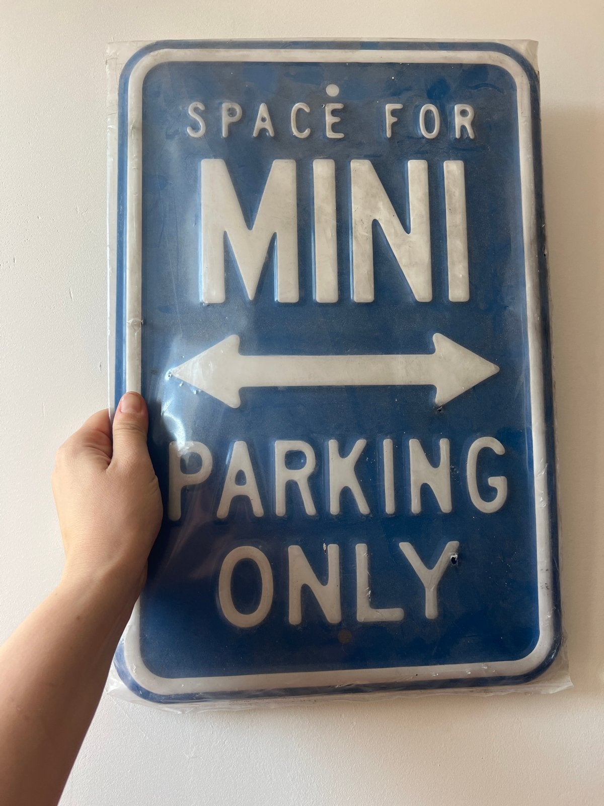 Mini Parking Only bord - Nieuw in verpakking, Ophalen of Verzenden, Nieuw