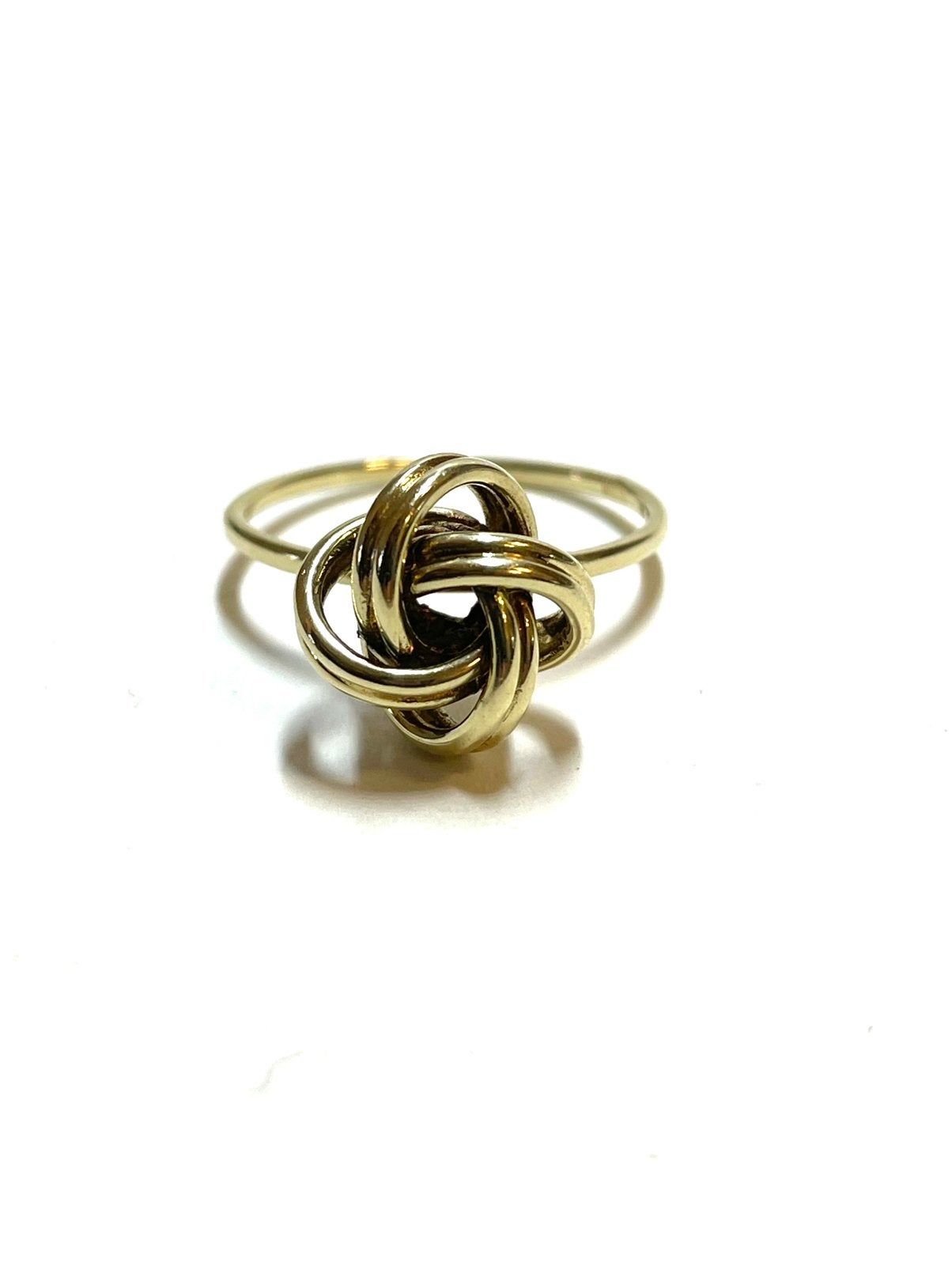 14k gouden knoop ring, -, -, Ophalen of Verzenden, -
