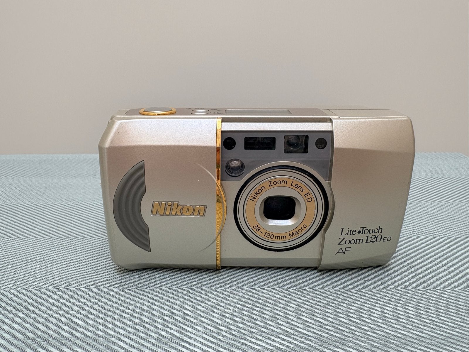 Nikon LiteTouch Zoom 120ED AF 38-120mm Macro Compactcamera, Audio, Tv en Foto, Ophalen of Verzenden, Gebruikt, Compact, Nikon