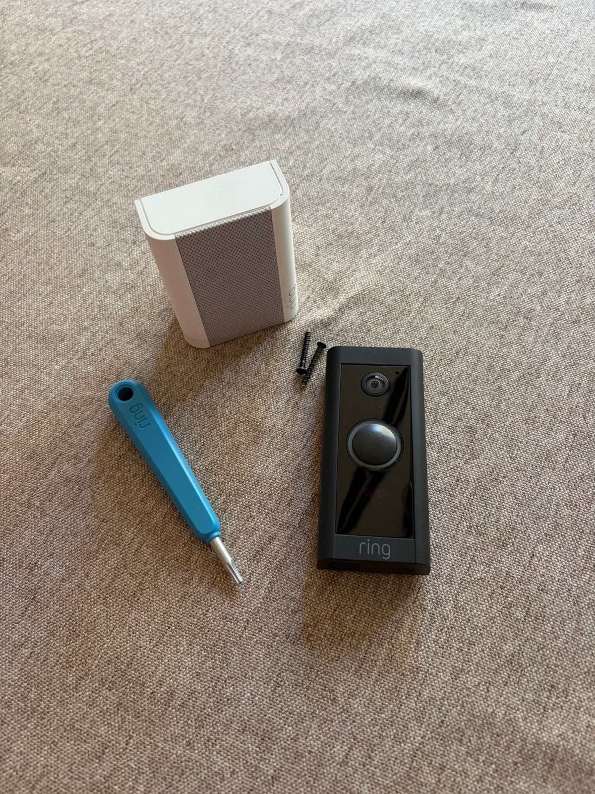 Ring Video Doorbell Wired met Chime/gong, Huis en Inrichting, Ophalen of Verzenden, Ingebouwde camera, Zo goed als nieuw, Bedraad
