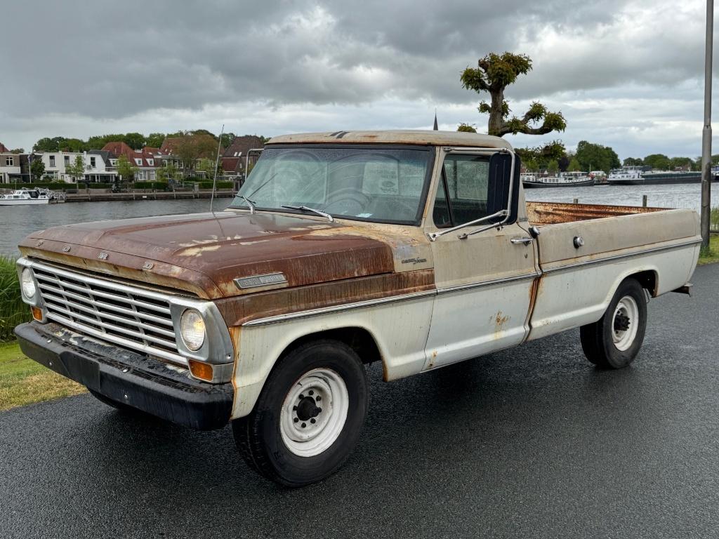 ford f250 custom camper special 5.8 v8 1967, Auto's, Oldtimers, Particulier, Ford USA, Benzine, SUV of Terreinwagen, Automaat