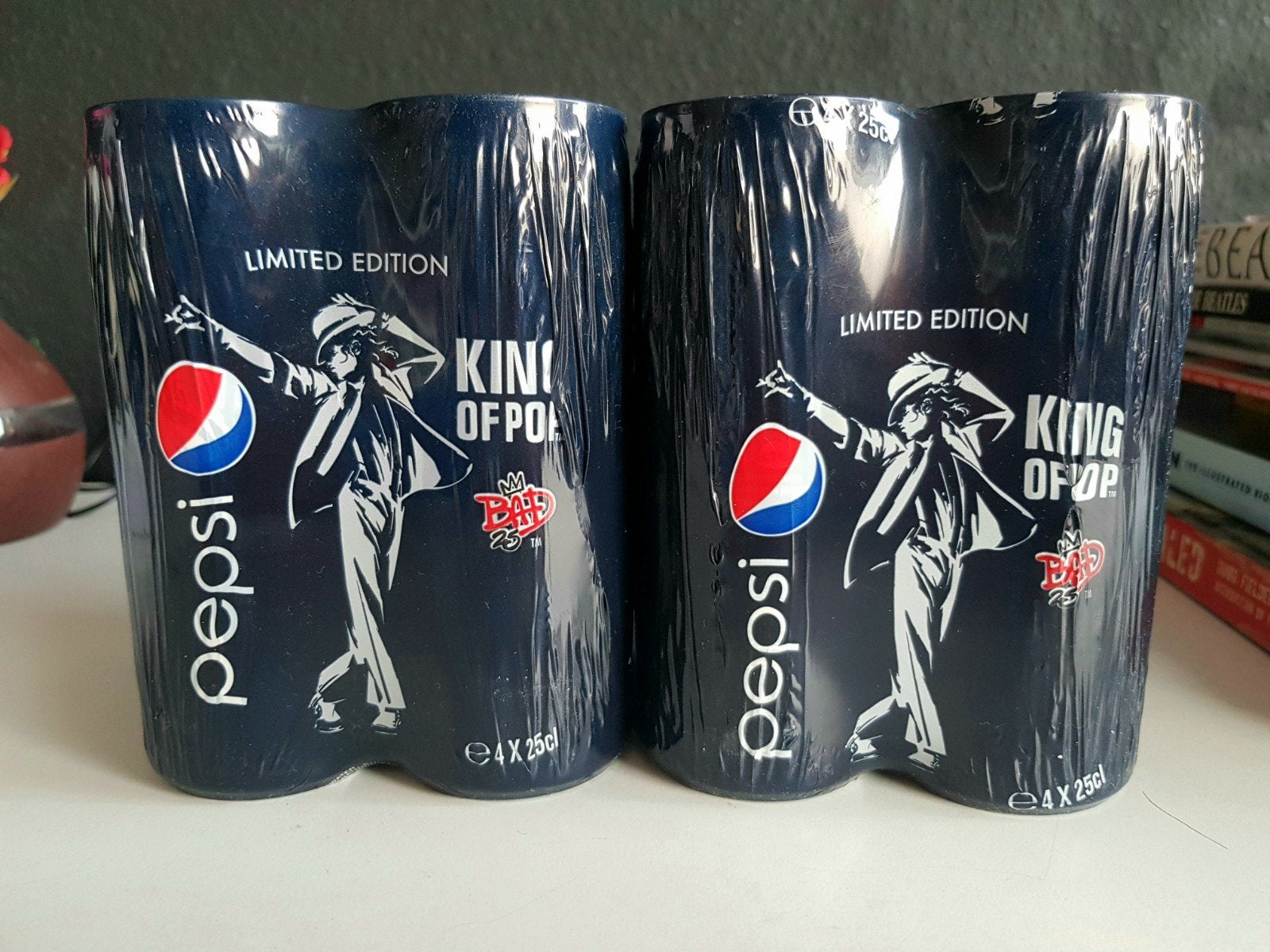 Michael Jackson Pepsi Blikjes Limited Edition (2x 4-pack), Ophalen, Nieuw