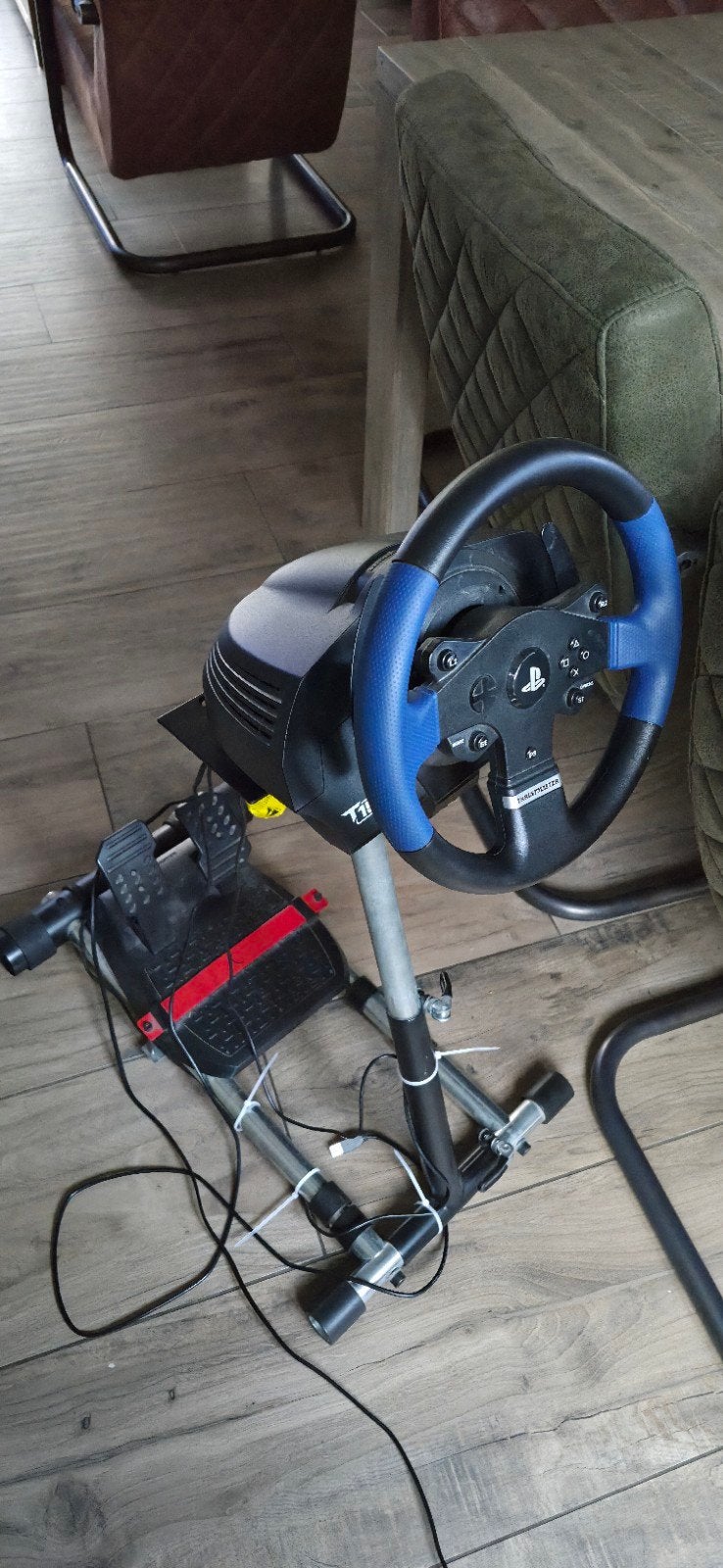 thrustmaster t150 + wheelstand, Computers en Software, Ophalen, Gebruikt, Thrustmaster TCA