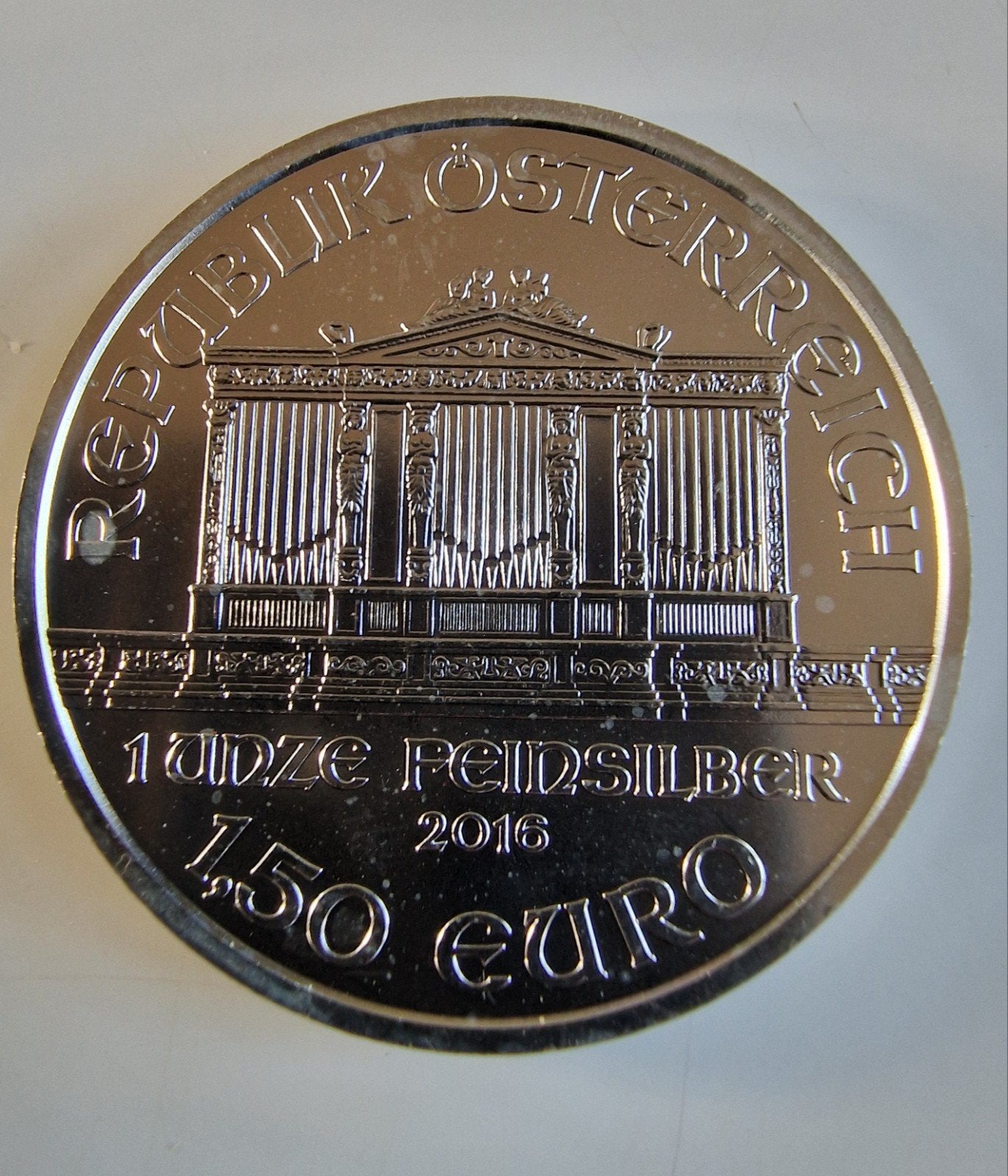 1 Troy Ounce 2016 WIENER-PHILHARMONIKER  ZILVER., Ophalen of Verzenden, Zilver