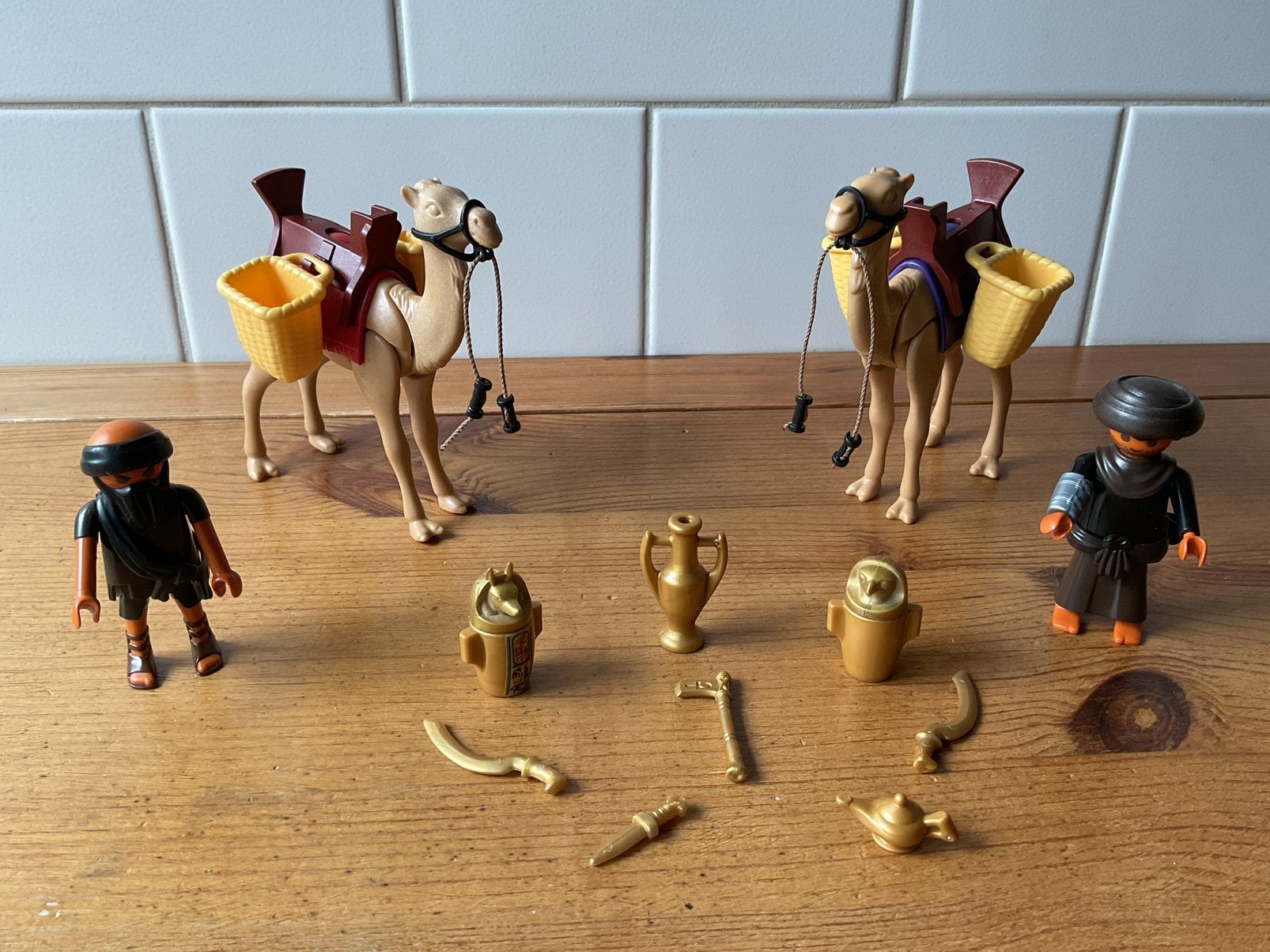 PLAYMOBIL GRAFROVERS MET KAMELEN 🐫 🐫 SUPERSET !!, Ophalen of Verzenden, Gebruikt