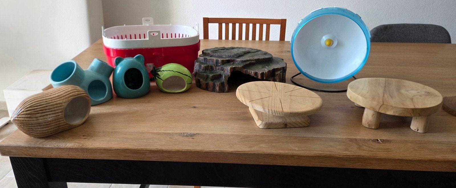 hamster / gerbil / muis  huisjes, loopwiel toebehoren etc, Dieren en Toebehoren, Overige typen, Minder dan 75 cm, Hamster, Ophalen