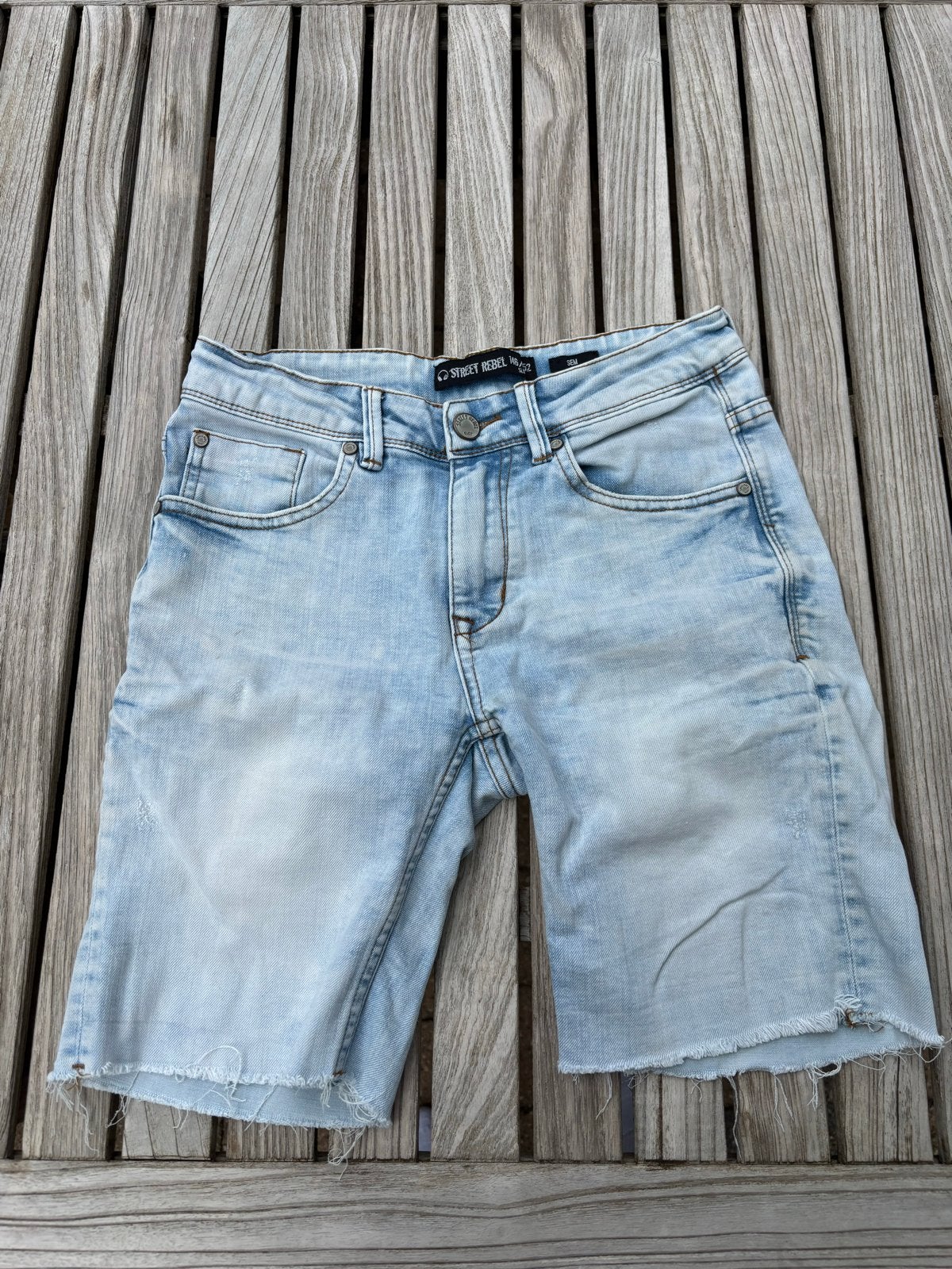 Blauwe korte broek maat 146/152, Kinderen en Baby's, Ophalen of Verzenden, Zo goed als nieuw, Jongen, Broek