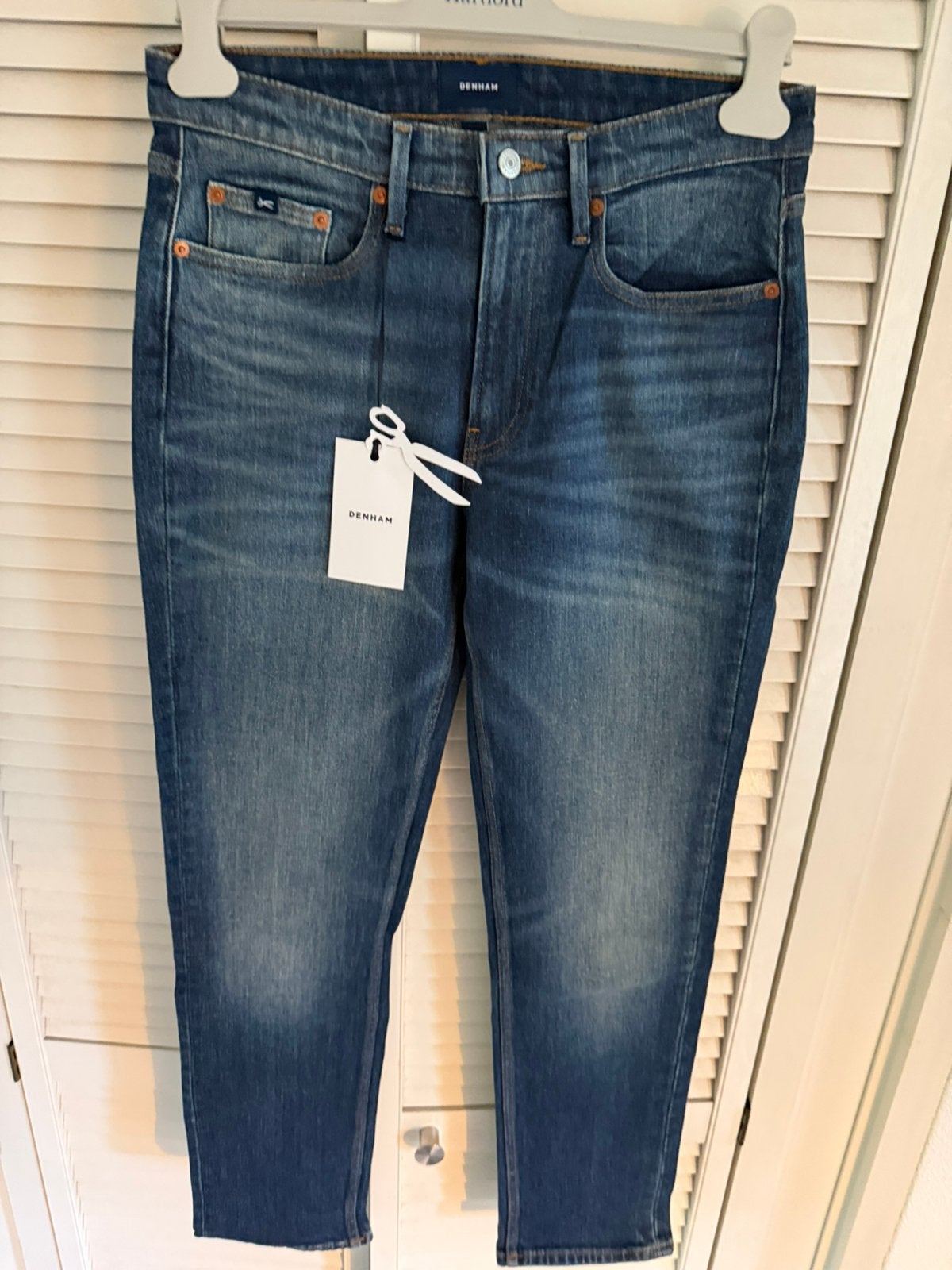 Nieuwe Denham Mizuki slim straight 28-30, Verzenden, Nieuw, Blauw, W28 - W29 (confectie 36)
