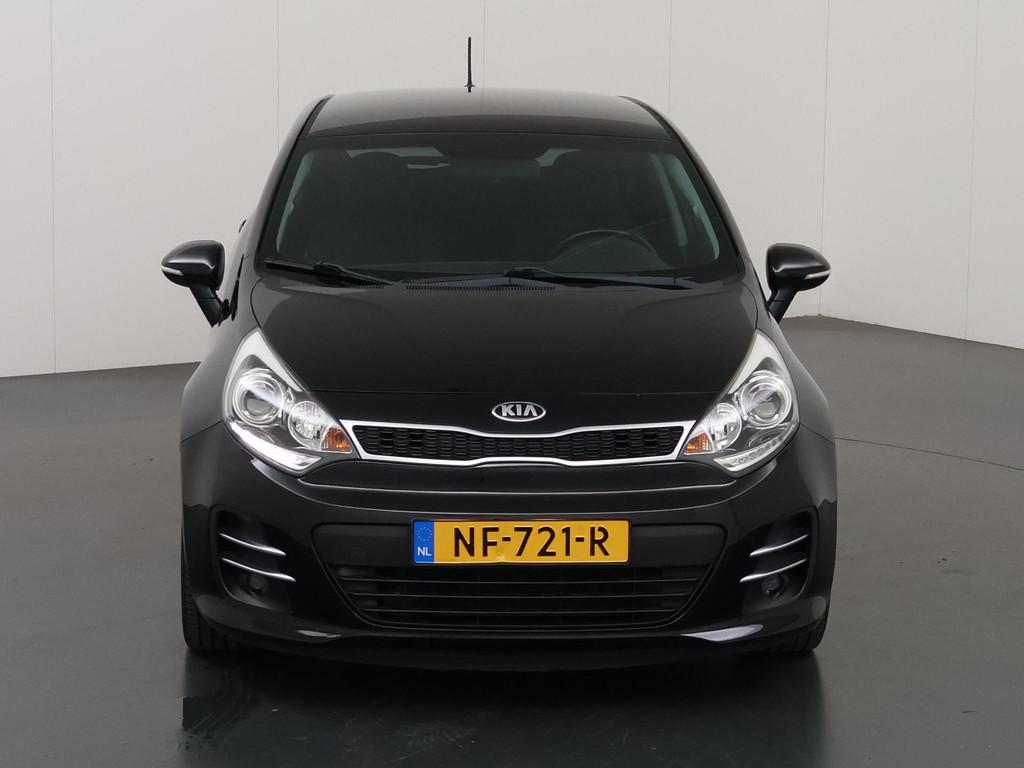 Kia Rio 1.2 CVVT ExecutiveLine | Navigatie | Stoel/Stuurwiel, Auto's, Kia, 1027 kg, Euro 6, 4 cilinders, Zwart