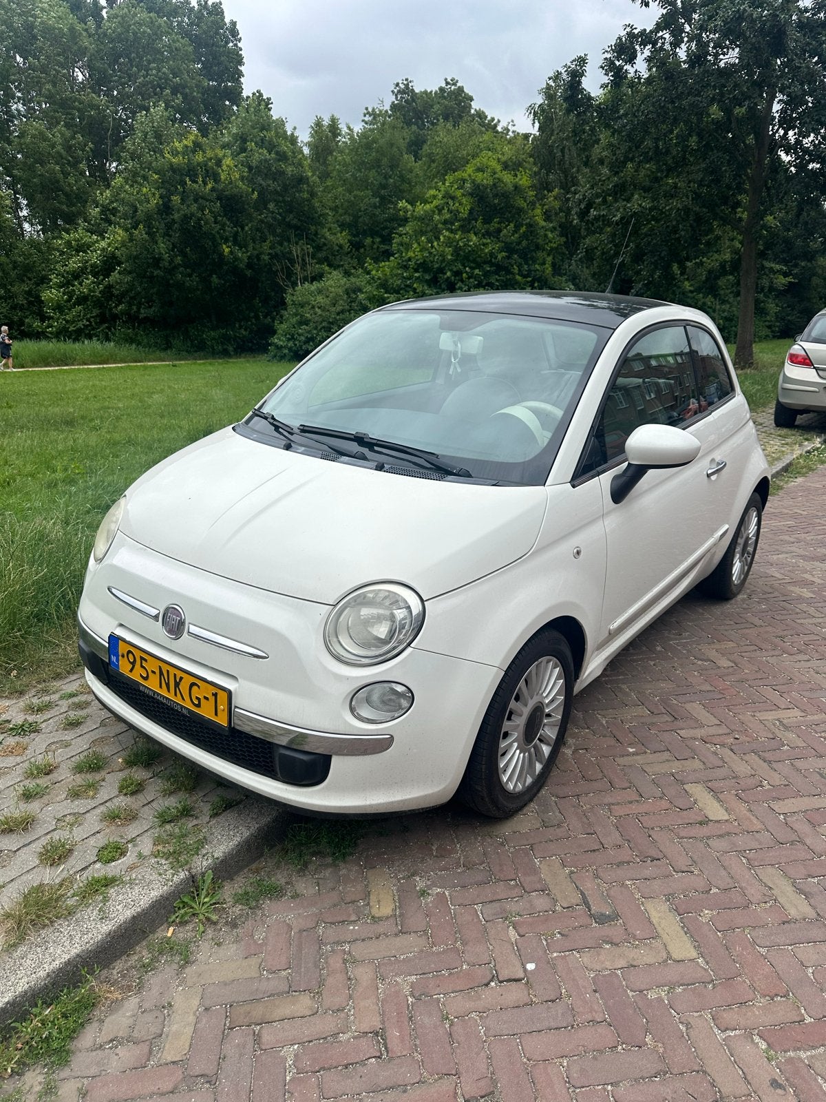 Fiat 500 1.2 AUT 2010 Wit Sport Airco NAP, Euro 5, Stof, 4 cilinders, Wit