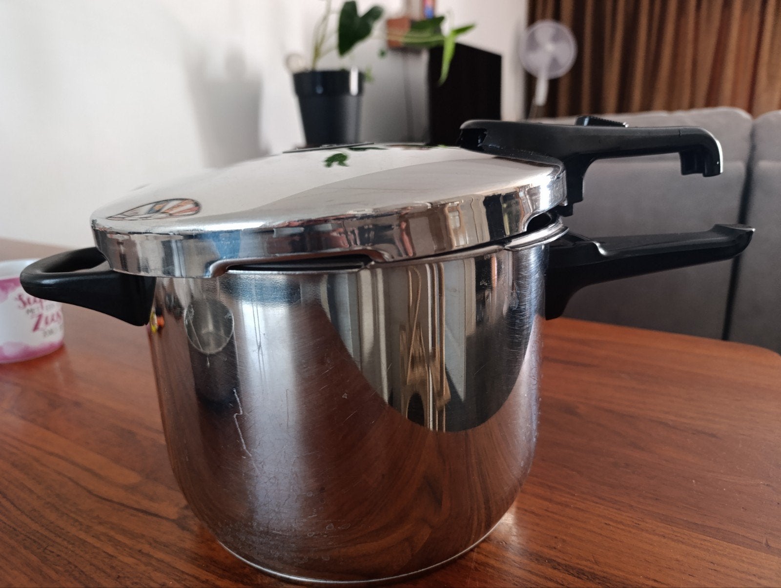 fissler snelkookpan, Ophalen