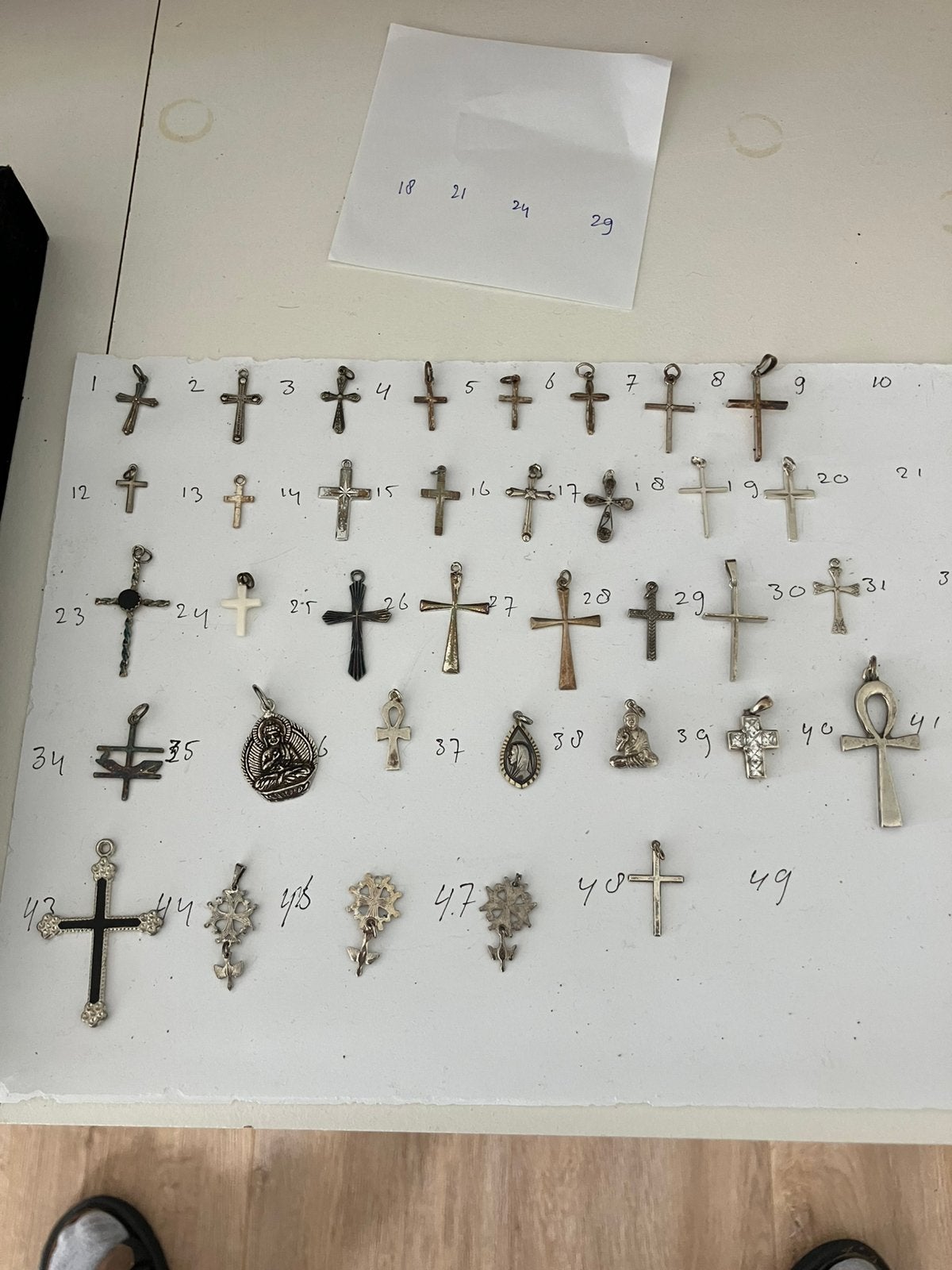 Zilveren kruisjes, Sieraden, Tassen en Uiterlijk, Ophalen of Verzenden, Zo goed als nieuw, Zilver