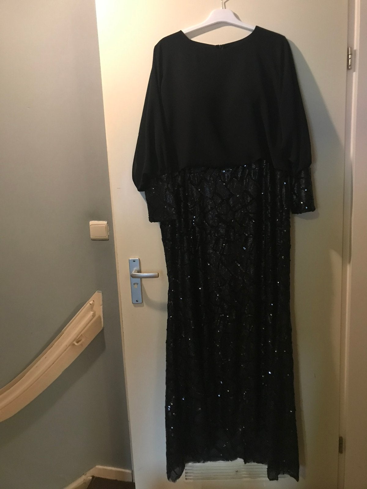 Laatste ‼️ mooie lange zwarte galajurk te koop nieuw ‼️‼️, Kleding | Dames, Gelegenheidskleding, Galajurk, Zwart, Maat 46/48 (XL) of groter