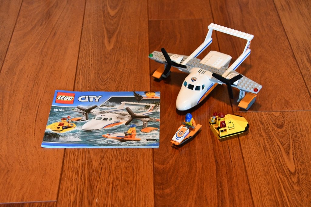 Lego City 60164 Reddingswatervliegtuig Kustwacht Team Set, City, Lego, Ophalen of Verzenden, Complete set