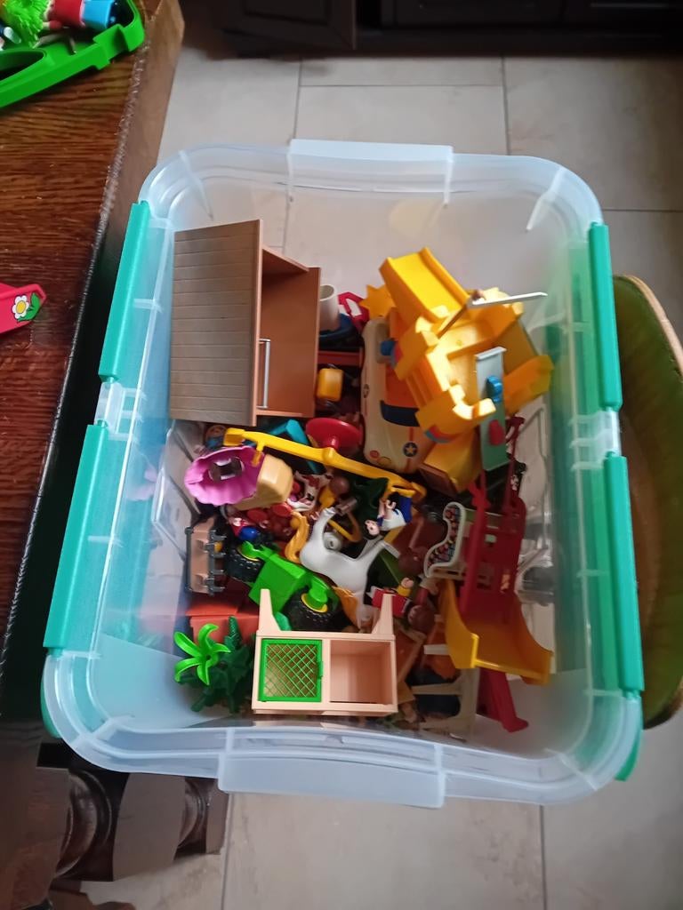 Playmobiel., Ophalen