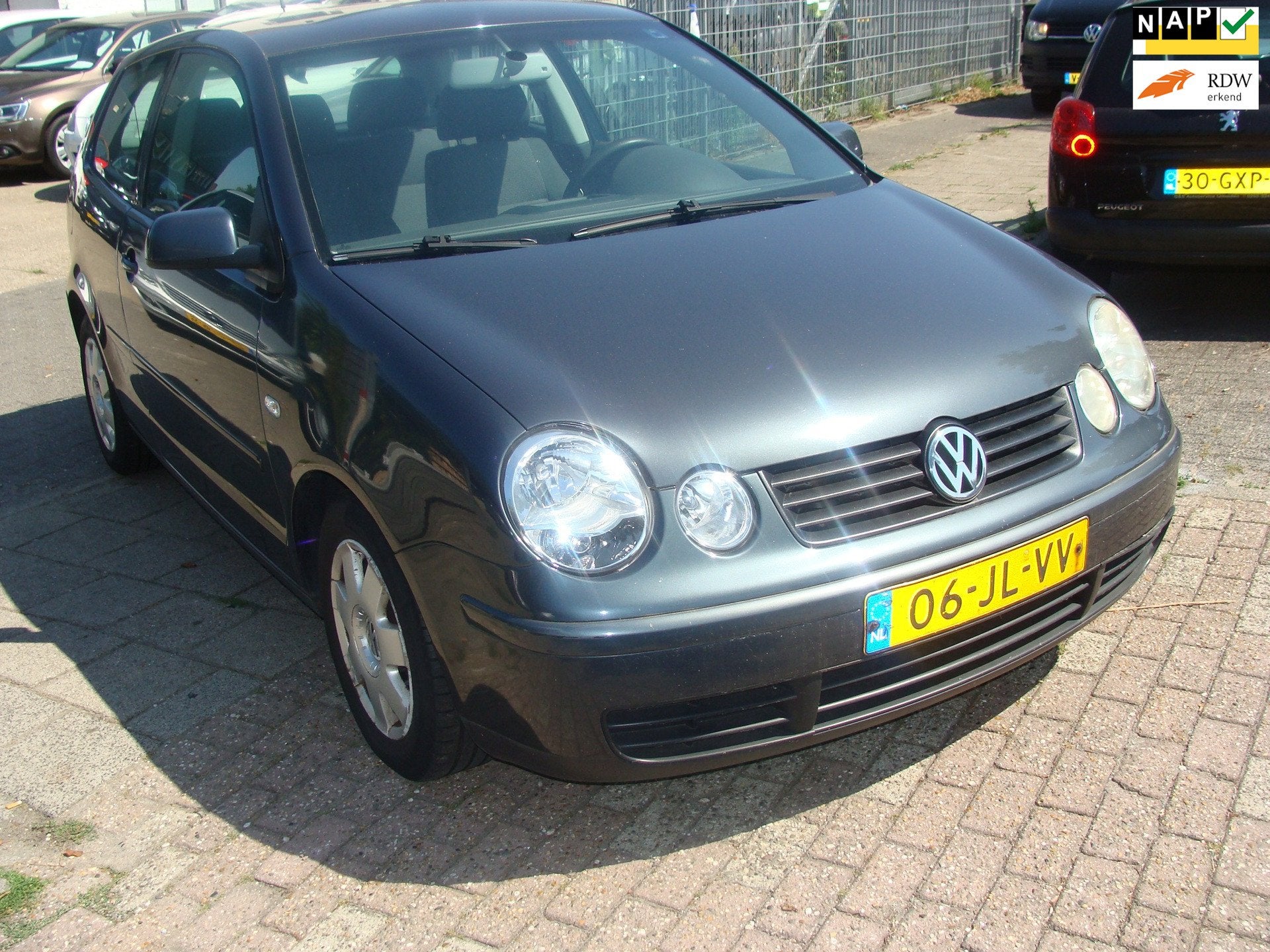 Volkswagen Polo 1.4-16V Highline 1e eig airco elek pak nap a, Voorwielaandrijving, 4 cilinders, Blauw, Origineel Nederlands