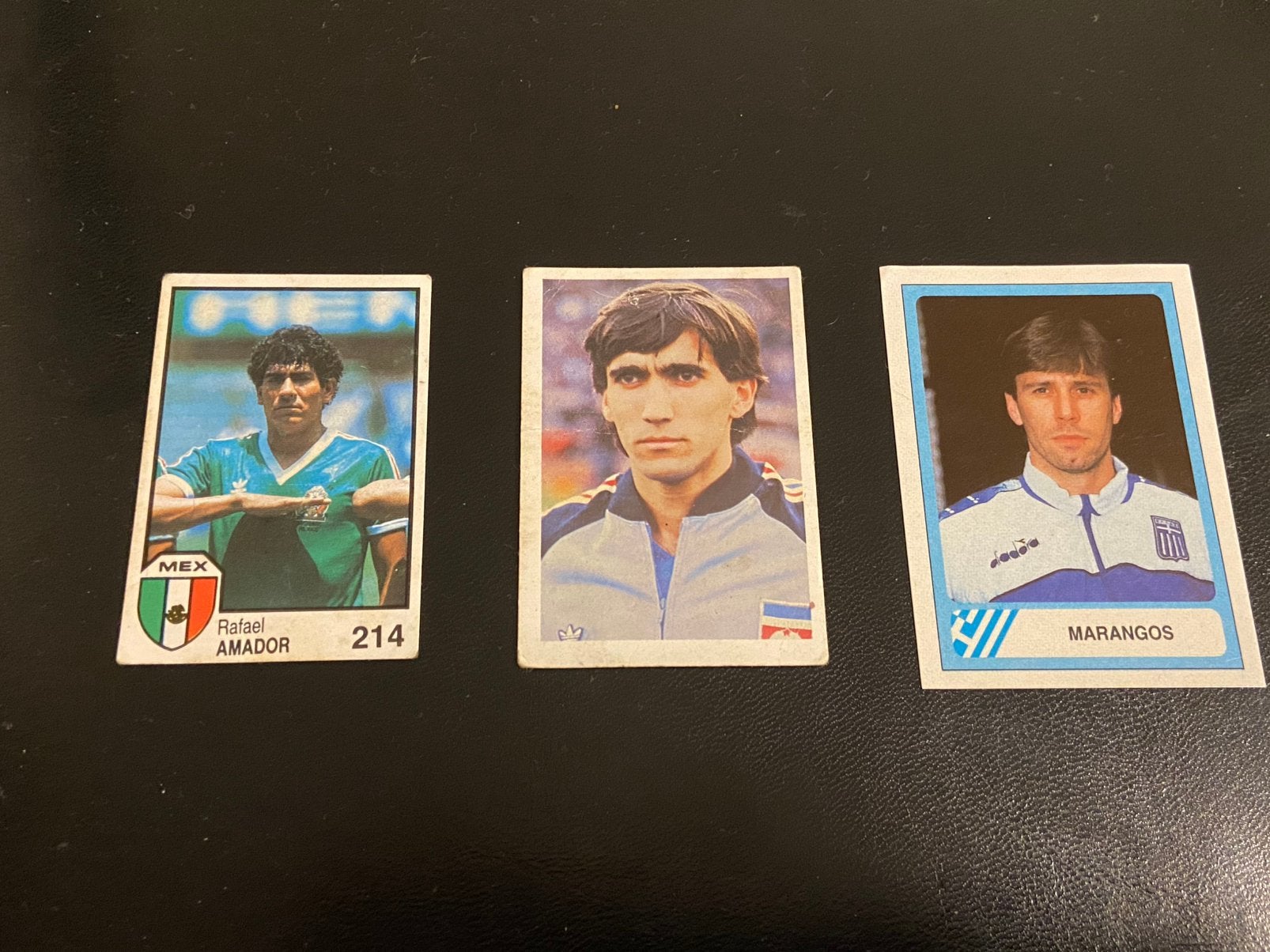 3 Vintage Voetbalplaatjes, Ophalen of Verzenden, Zo goed als nieuw, Buitenlandse clubs, Poster, Plaatje of Sticker
