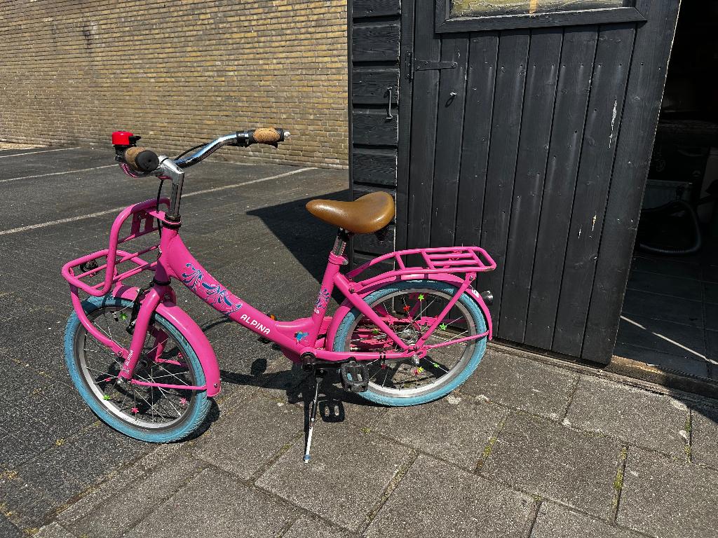18 inch kinderfiets  - Goede staat, Ophalen, Gebruikt, 16 tot 20 inch, Alpina