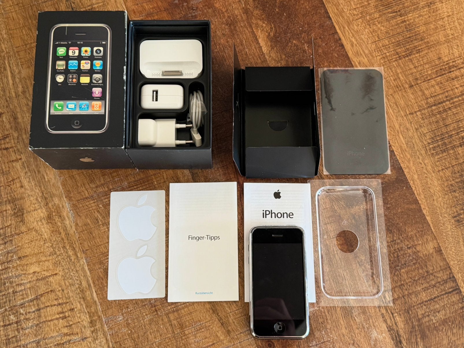 iPhone 2G 8GB Compleet Matching Imei 2007, Gebruikt, Apple, ., Zwart