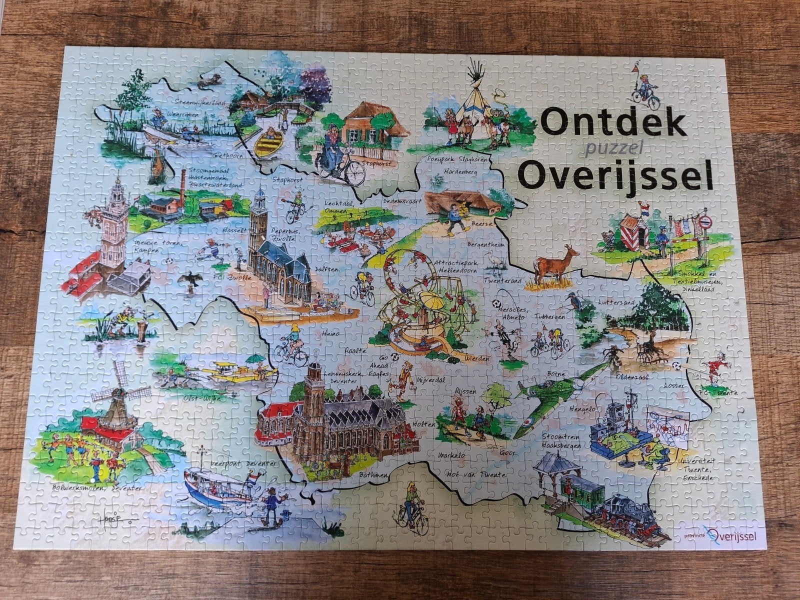 Puzzel 1000 stukjes, Ophalen, 500 t/m 1500 stukjes, Zo goed als nieuw