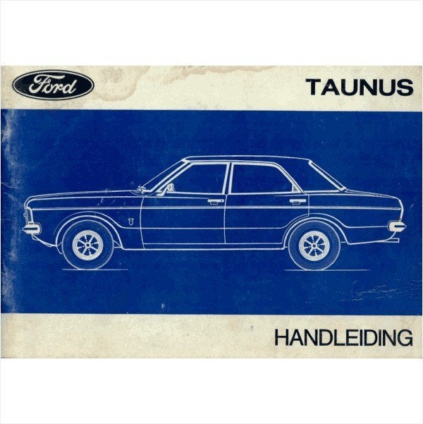 Ford Taunus Instructieboekje 1971 #2 Nederlands, Ophalen of Verzenden