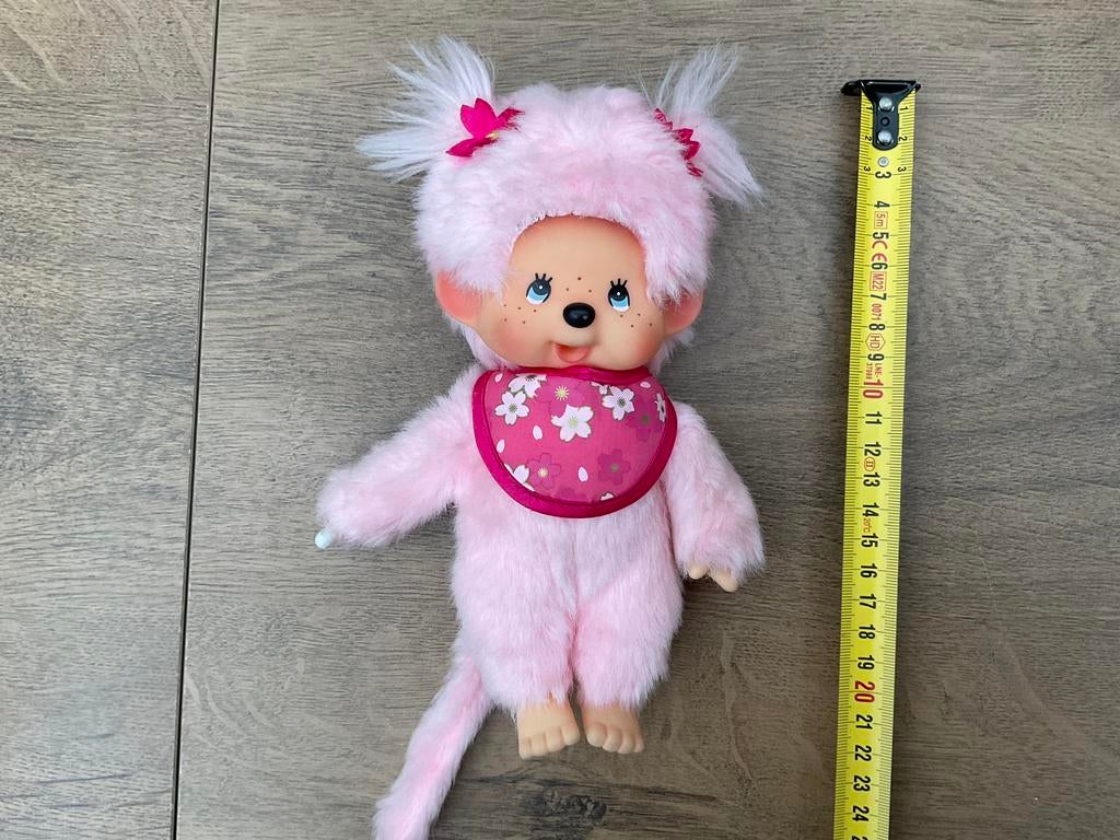 Nieuwe zgan Sekiguchi Monchhichi Cherry Blossom ca 20 cm, Ophalen, Nieuw