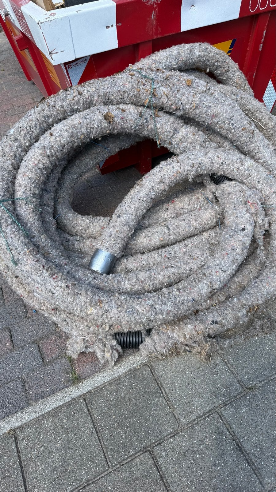 Drainagebuis 10cm - licht aangevreten, Ophalen, Gebruikt