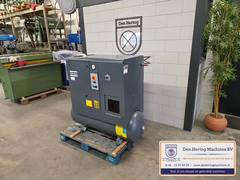 Compressor Atlas Copco 2,2kW 200L tank zuigercompressor, Ophalen, Gebruikt, 200 tot 400 liter/min, Geluidgedempt