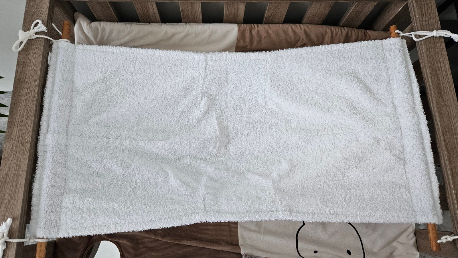 Witte Babyhangmat voor Box, Kinderen en Baby's, Ophalen of Verzenden, Zo goed als nieuw, Rechthoekig, In hoogte verstelbaar