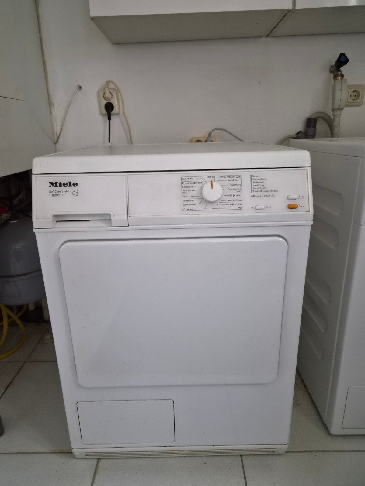 Miele T 8803 C SoftCare Condensdroger (7 kg), 6 tot 8 kg, Ophalen, Condens, 85 tot 90 cm