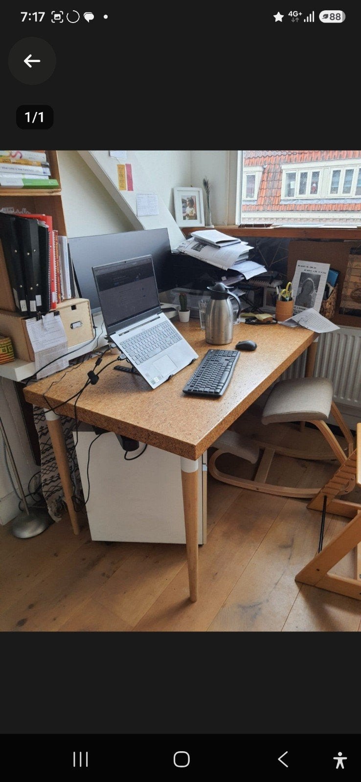 IKEA SINNERLIG kurk tafelblad- Limited Edition, Ophalen of Verzenden, Rond, 50 tot 100 cm