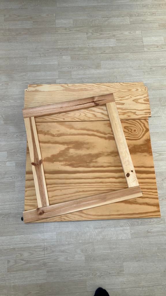 Werkblad, klaptafel, bureau voor IKEA Ivar kast, Ophalen, Zo goed als nieuw