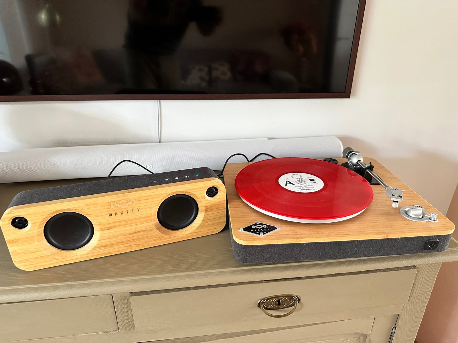 House of Marley Stir It Up platenspeler met speaker, Ophalen, Zo goed als nieuw, Platenspeler, Overige merken