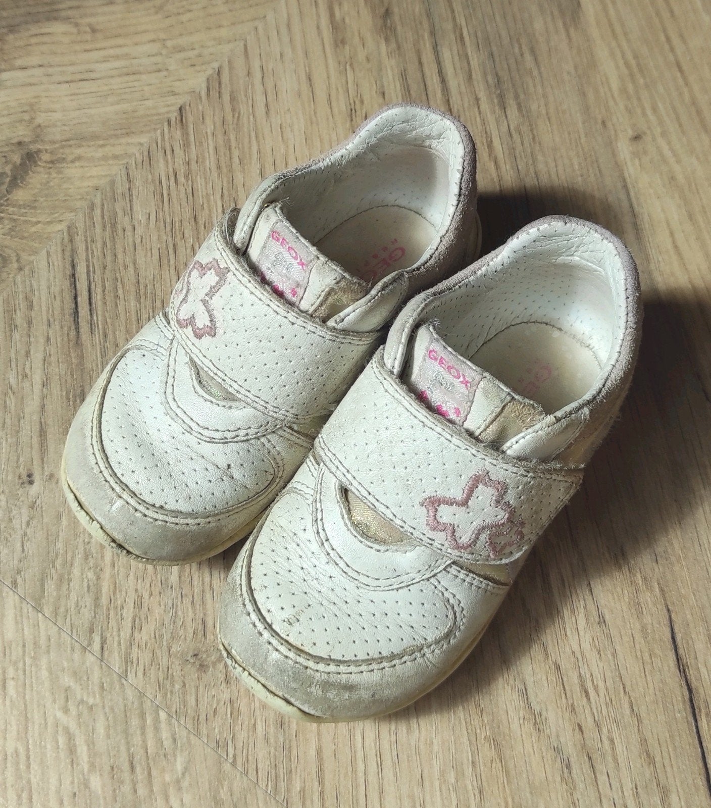 Geox leren schoenen sneakers voor kind, maat 21, ademend, Gebruikt, Jongen of Meisje, Schoenen, Ophalen of Verzenden