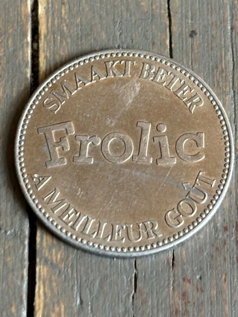 Penning Frolic Poedel, Ophalen of Verzenden, Overige materialen, Nederland