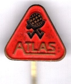 Atlas landbouwmachines speldje ( E_119), Verzamelen, Ophalen of Verzenden, Zo goed als nieuw, Transport, Speldje of Pin