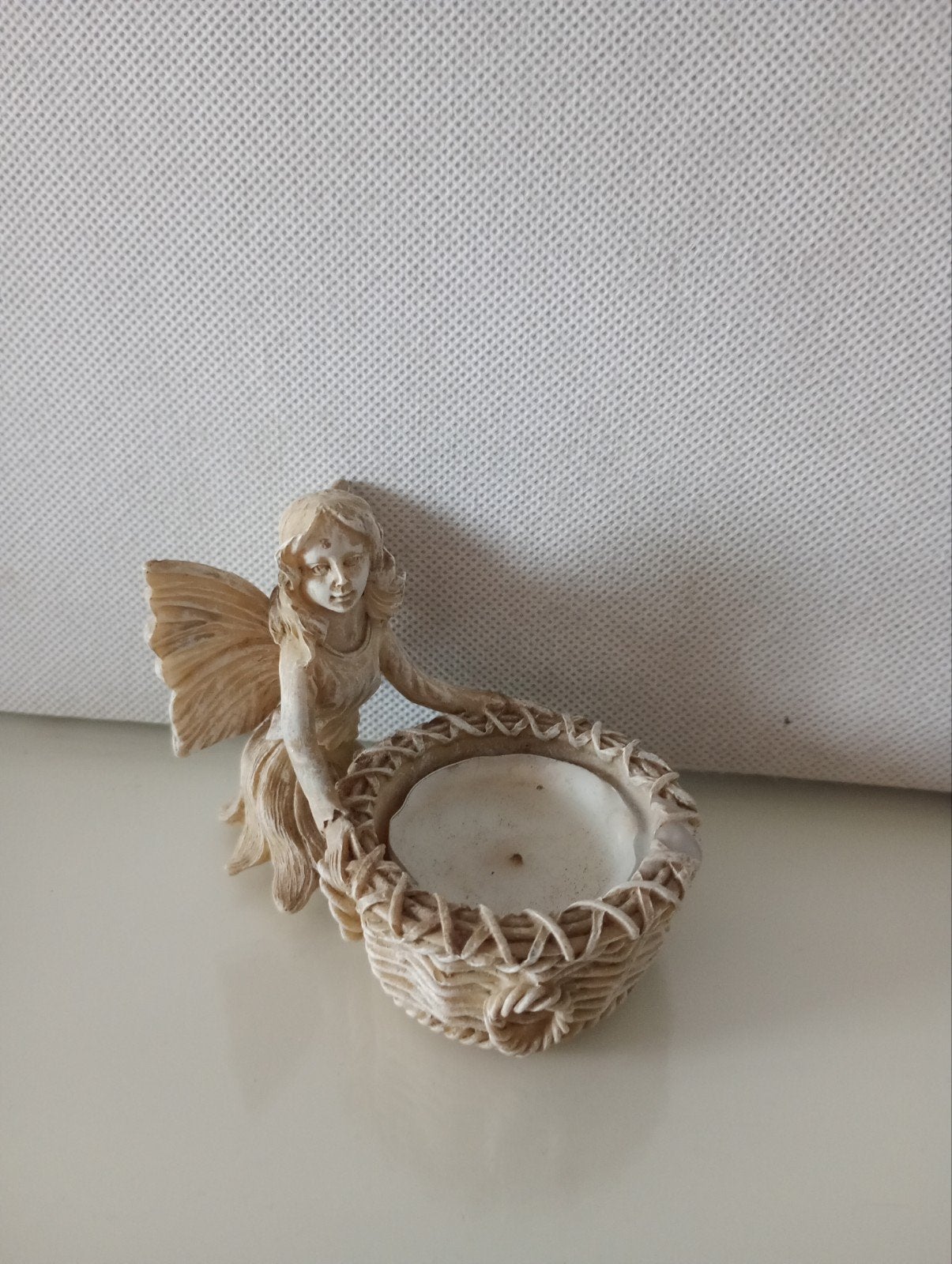 engel waxinelichthouder, Ophalen, Gebruikt, 7 cm, Waxinelichthouder