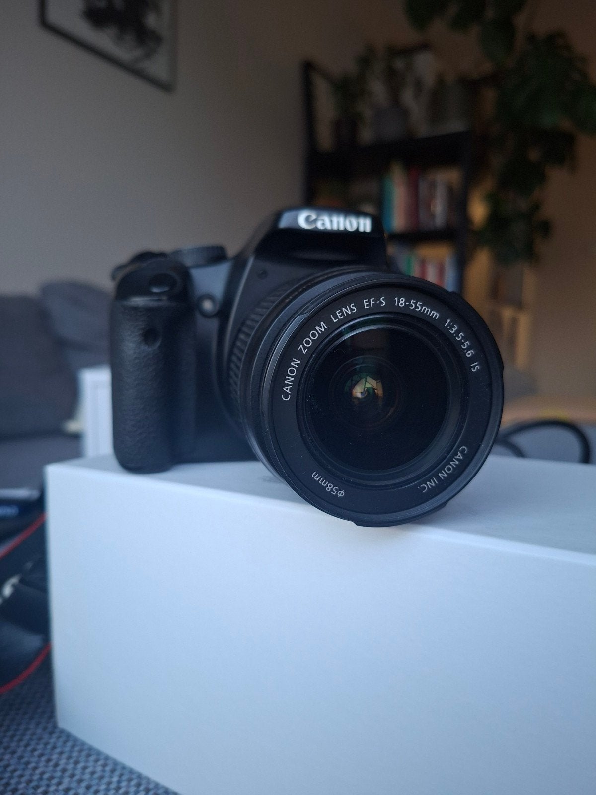 Canon EOS 450D met 18-55mm lens, Audio, Tv en Foto, Fotocamera's Digitaal, Ophalen of Verzenden, Gebruikt, Canon, Geen optische zoom