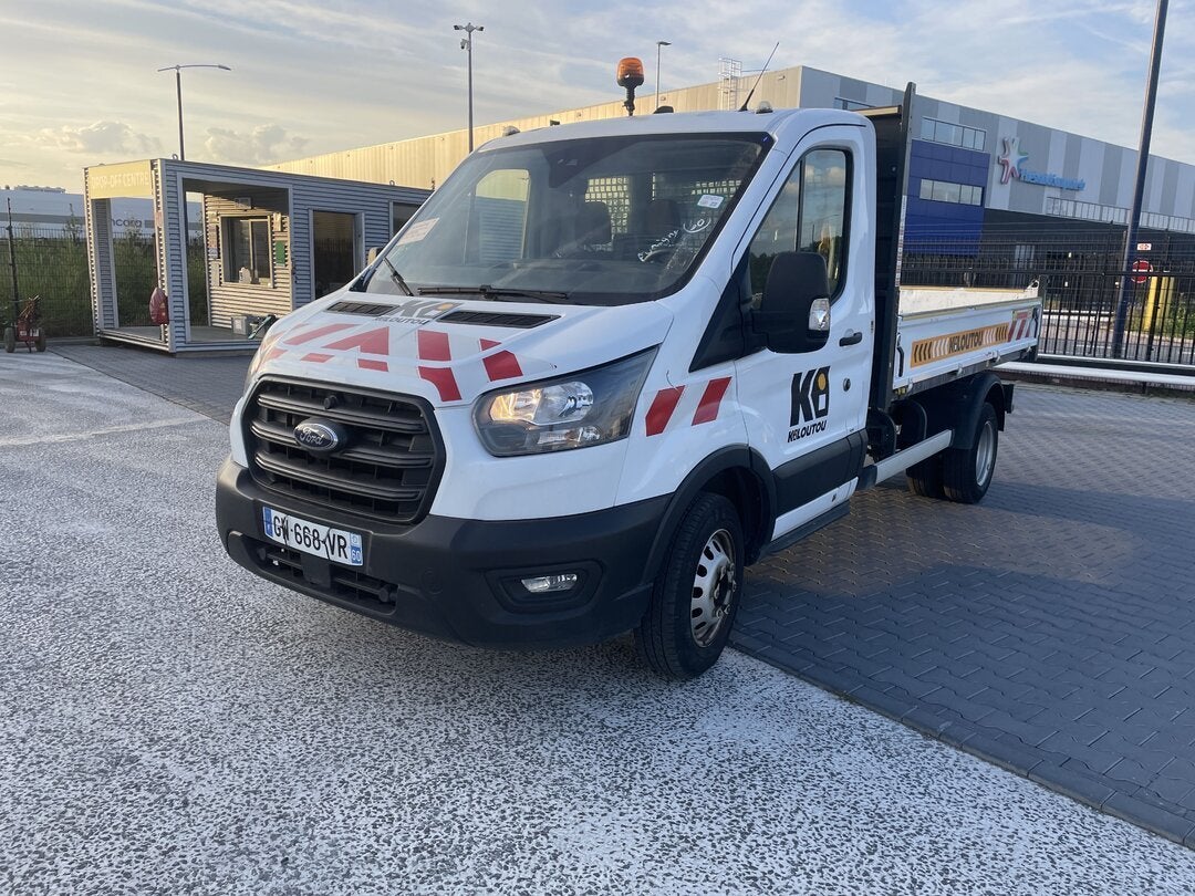 Ford Transit 165pk Tipper, Kipper, Dubbel Banden 3,5T 2024, Gebruikt, Euro 6, Overige kleuren, Bedrijf