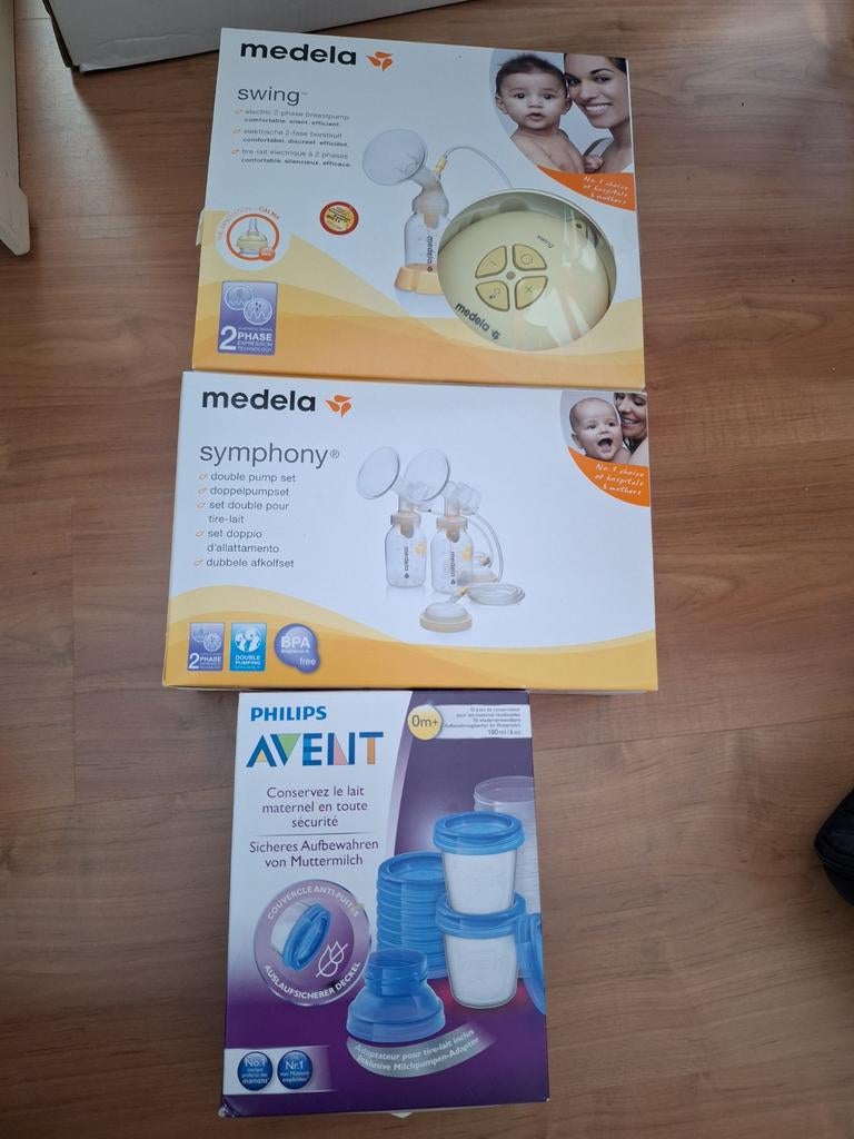 Medela Borstkolf Set: Swing, Symphony & Philips Avent, Ophalen of Verzenden, Borstkolf