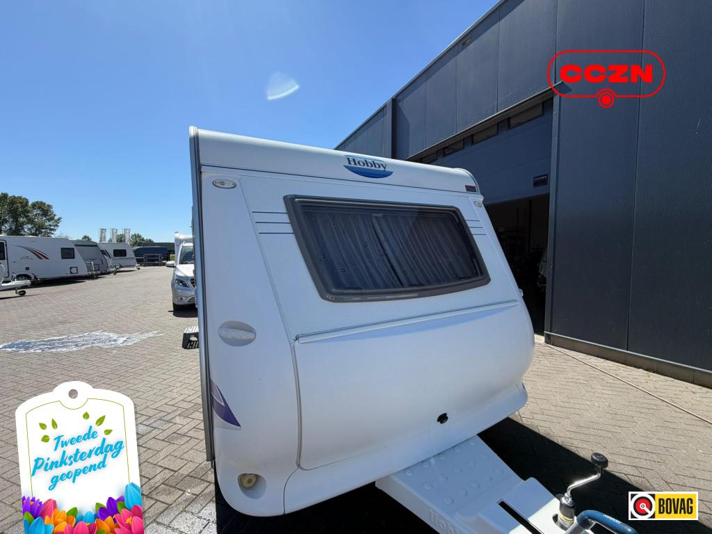 Hobby Excelsior 520 TMF, Caravans en Kamperen, Caravans, Hobby, Bedrijf, Schokbreker, Dwarsbed